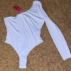 One shoulder bodysuit